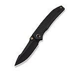 Image of We Knife Co Ltd Ryson Thumb Stud Knife Black Titanium Handle 3.33inch Black Stonewashed Bohler M390 Blade