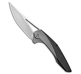 Image of We Knife Co Ltd WE Knife Co. Isham Zeta Knife Carbon Fiber/Titanium 3.65 Satin 720A 15ACCDFF