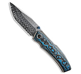 Image of We Knife Co Ltd WE Knife Co. Swordfin Liner Lock Knife Arctic Storm Fat Carbon 3.3 Damascus 9C4C0964