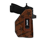 Image of We the People Holsters Sig Sauer P320 Full Size Red Dot Optic Cut Independence Leather Iwb Slimfit Holster 70C14B18
