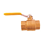 Image of Webstone 41702W Lead Free Full Port Forged Brass Ball Valve With Chrome Plated Lever Handle 1/2in.Fnpt
