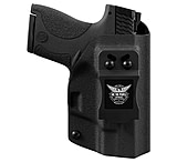 Image of We the People Holsters Black Custom Kydex IWB Holster for concealed carry F2767607