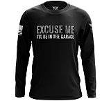 Image of We the People Holsters Excuse Me I'll Be in the Garage Long Sleeve Shirt C0F6AD9E