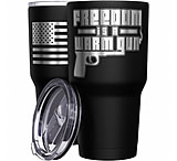 Image of We the People Holsters Freedom Is A Warm Gun Stainless Steel Tumbler F264DF47