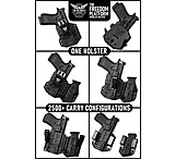 Image of We the People Holsters Gray Topographic Map Freedom Holster Platform - Platinum Edition 7ACB2A0A