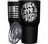 Image of We the People Holsters Peace, Love, &amp; Hollow Points Stainless Steel Tumbler A0256539