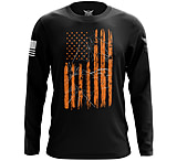 Image of We the People Holsters Spooky US Flag Long Sleeve Shirt 83A27FEC