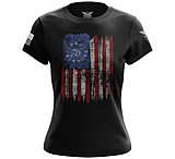Image of We the People Holsters Tattered '76 Flag Women's Short Sleeve Shirt C11ABEFA