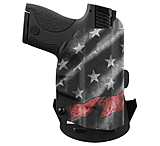 Image of We the People Holsters Thin Red Line Kydex OWB Paddle holster Custom Designed Paddle 4C6BD64B