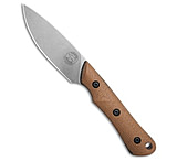 Image of White River Knife &amp; Tool White River Brave Fixed Blade Knife Natural Canvas Micarta/Blk Liners 3.5 SW DADEF0E1