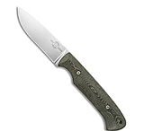 Image of White River Knife &amp; Tool White River Hunter Fixed Blade Knife Black/OD Green Micarta 3.5 Polish BB8574F0