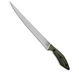 Image of White River Knife &amp; Tool White River Knives 10 Pro Fillet Knife Green/Black G-10 10 Stonewash D692C18E