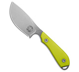 Image of White River Knife &amp; Tool White River Knives M1-Skinner Fixed Blade Knife Green Hi-Vis G-10 3 Stonewash 49288B4F