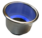 Image of Whitecap Flush Mount Cup Holder w/Blue LED Light