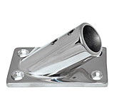 Image of Whitecap 7/8" O.D. 30 Rectangle Base SS Rail Fitting