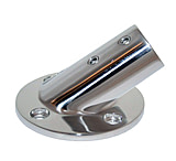 Image of Whitecap 1" O.D. 30 Round Base SS Rail Fitting