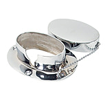 Image of Whitecap Chain &amp; Rope Deck Pipe 4&quot; x 2-1/4&quot; Chrome Plate