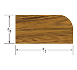 Image of Whitecap Teak Stop Molding Small