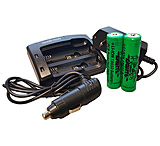 Image of Wicked Hunting Lights 2-Position 18650 Charger Kit w/18650 Li-Ion Batteries