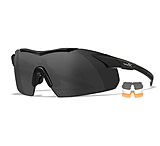 Image of Wiley X 3552 Vapor Comm Temples Smoke Gray/Clear/Light Rust Lens Polycarbonate