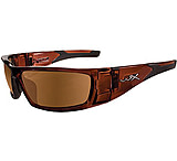 Image of Wiley X Drapht Sunglasses Liquid Maple Frame / Polarized Bronze Brown ACDRA04