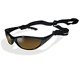 Image of Wiley X P-38 Polarized Bronze Brown / Gloss Black Sunglasses