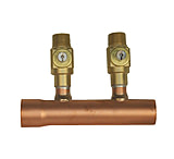 Image of Willow Springs CVP1005002 Pex Shut Off Valve Headers 1in x 1/2in.2 Loop