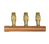 Image of Willow Springs CVP1005003 Pex Shut Off Valve Headers 1in x 1/2in.3 Loop