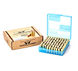 Image of Wilson Combat Hornady Bill Wilson Signature Match 9mm Luger 147 Grain Round Nose Brass Cased Pistol Ammunition