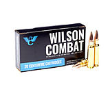 Wilson Combat Hornady BTHP 6.8mm Remington SPC 110 Grain Brass Cased Pistol Ammo, 20 Round, A68-110-BTHP-20RD