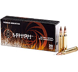 Image of Lehigh Defense .233 Remington 62 Grain 05 Controlled Chaos Brass Rifle Ammunition