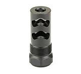 Image of Wilson Combat Rapid Thread Muzzle Brake, 9MM/350 Legend, 5/8X24 Thread Pitch, Melonite Finish, Black, Includes Shims &amp; O-Ring