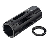 Image of Wilson Combat TRQCOMP1/2X28 Q-Comp Muzzle Brake 1/2x28 Tpi Steel Black Melonite