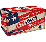 Image of Winchester USA Target Valor .45 Auto 230 Grain Full Metal Jacket Brass Pistol Ammunition