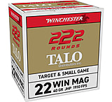 Winchester .22 Winchester Magnum Rimfire 40 Grain Lead Hollow Point Rifle Ammo, 222 Rounds, 22WM222TA