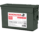 Image of Winchester USA 5.56x45mm NATO 55 grain Full Metal Jacket Brass Centerfire Rifle Ammunition, w/Ammo Can