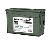 Image of Winchester 5.56x45mm NATO 62 grain Full Metal Jacket Boat Tail Green Tip (M855) Brass Centerfire Rifle Ammunition