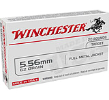 Winchester Winchester 5.56x45mm NATO 62 Grain Full Metal Jacket Centerfire Rifle Ammunition