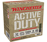 Winchester Active Duty 12 Gaude 9 Pellet 2.75'' #00 Buck Shotgun Buckshot Ammunition