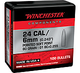 Image of Winchester Ammo Centerfire Rifle Reloading 243 Win .243 80 Gr Pointed Soft Poin WB243SP80X