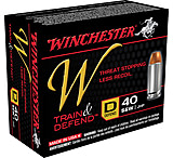 Winchester Ammo W Train And Defend 40 S&amp;W 180 Gr Jacketed Hollow Point Ammunition