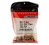 Image of Winchester .45 Caliber/ .451 Diameter 230gr. FMJ Centerfire Handgun Bullets - 100 Rounds