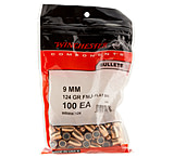 Image of Winchester 9 mm Caliber/ .355 Diameter 124gr. FMJFB Centerfire Handgun Bullets - 100 Rounds