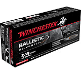 Image of Winchester Ballistic Silvertip .243 Winchester Super Short Magnum 95 grain Fragmenting Polymer Tip Brass Cased Centerfire Rifle Ammunition