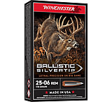 Image of Winchester Ballistic Silvertip .25-06 Remington 115 grain Fragmenting Polymer Tip Brass Cased Centerfire Rifle Ammunition