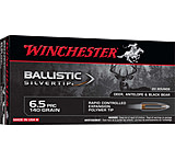 Winchester Ballistic Silvertip 6.5 PRC 140 Grain Silvertip Brass Cased Rifle Ammo, 20 Rounds, SBST65P