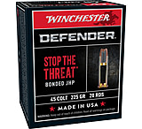 Winchester Defender Handgun .45 Colt 225 grain Bonded Jacketed Hollow Point Centerfire Pistol Ammunition
