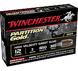 Winchester Partition Gold 12 Gauge 385 grain 3&quot; Shotgun Slug Ammunition