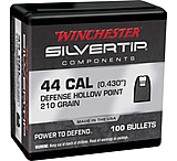 Image of Winchester Pistol Bullets, 44 Mag, 210 Grain, Silvertip Jacketed Hollow Point