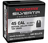 Image of Winchester Pistol Bullets, 45 Automatic, 185 Grain, Silvertip JHP